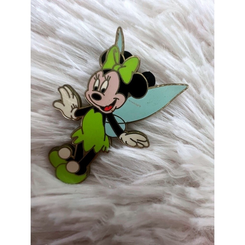 Disney Pin Minnie Mouse Tinker Bell Pin 2007 Disneyana Trading Magic Kingdom
